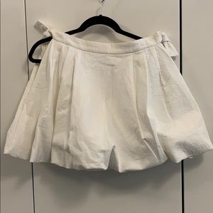 White Berretti bubble skirt